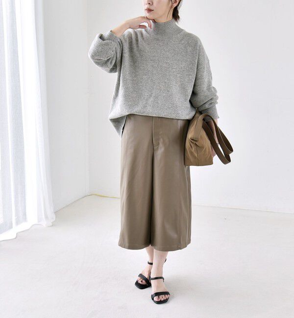 quaranciel「《予約》〈洗濯機可能〉シームデザイン セミワイド ハーフ パンツ」|その他|