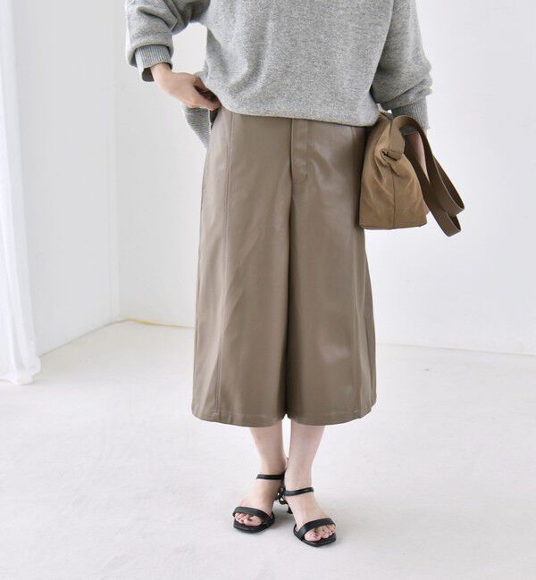 quaranciel「《予約》〈洗濯機可能〉シームデザイン セミワイド ハーフ パンツ」|その他|