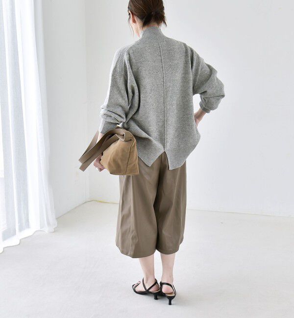quaranciel「《予約》〈洗濯機可能〉シームデザイン セミワイド ハーフ パンツ」|その他|