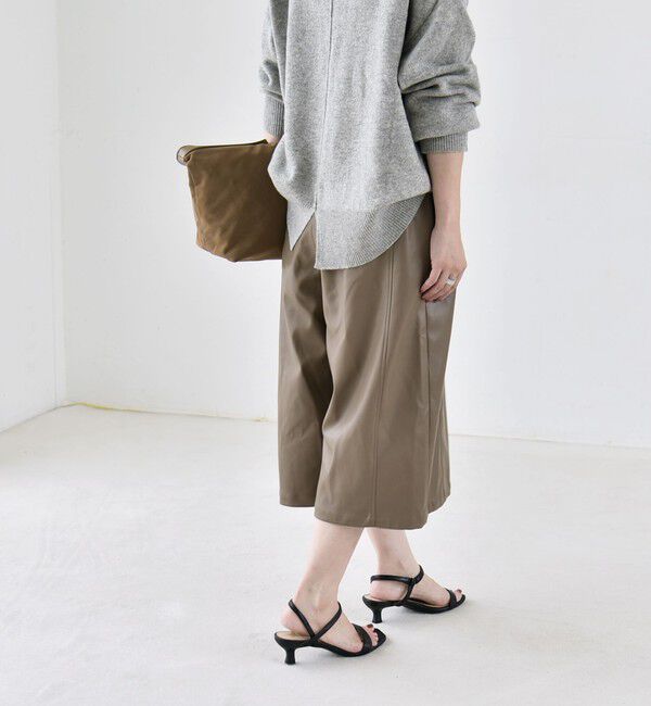 quaranciel「《予約》〈洗濯機可能〉シームデザイン セミワイド ハーフ パンツ」|その他|
