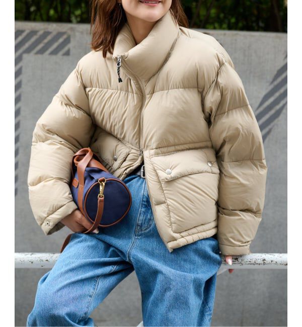 OUTDOOR PRODUCTS Usual Things「≪予約≫TAION ex VOLUME DOWN JK」|ダウン|ベージュ