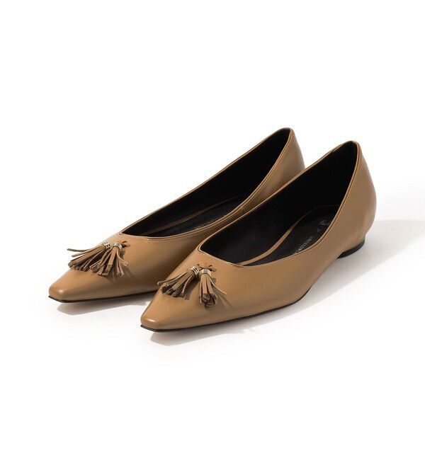 TOMORROWLAND GOODS「【別注】HENRI EN VARGO JANE タッセル シューズ」|パンプス|43 ベージュ