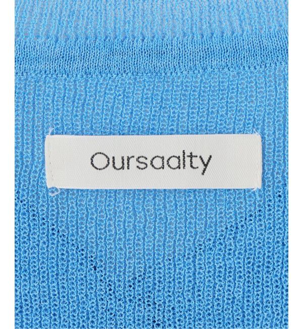 JOINT WORKS「OURSAALTY / アワーソルティ Zigwiggle Button Cardigan」|カーディガン|