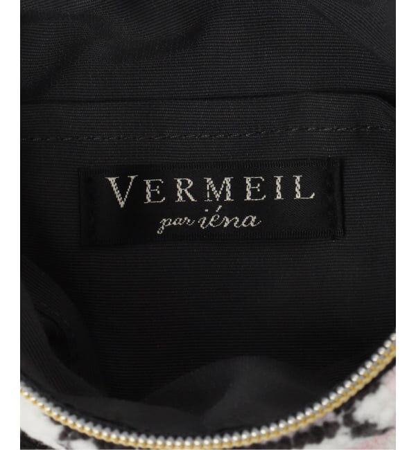 VERMEIL par iena「VERMEIL モノグラムシェニールタオルポーチS」|ポーチ|