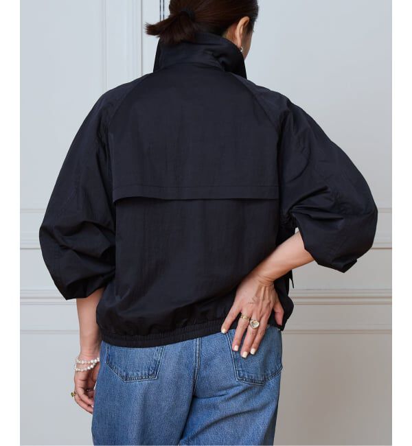 IENA LA BOUCLE「《洗濯機洗い可》IENA LA BOUCLE パウダリータフタブルゾン」|その他|