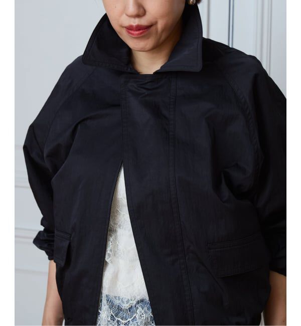 IENA LA BOUCLE「《洗濯機洗い可》IENA LA BOUCLE パウダリータフタブルゾン」|その他|