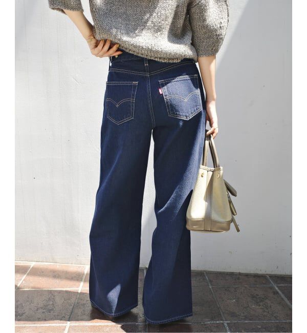 SLOBE IENA「Levi&rsquo;s/リーバイス SLOBE別注 CINCH WIDE LEG デニムパンツ」|デニム|