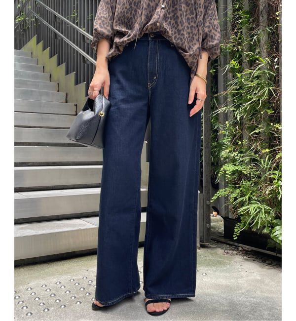 SLOBE IENA「Levi&rsquo;s/リーバイス SLOBE別注 CINCH WIDE LEG デニムパンツ」|デニム|