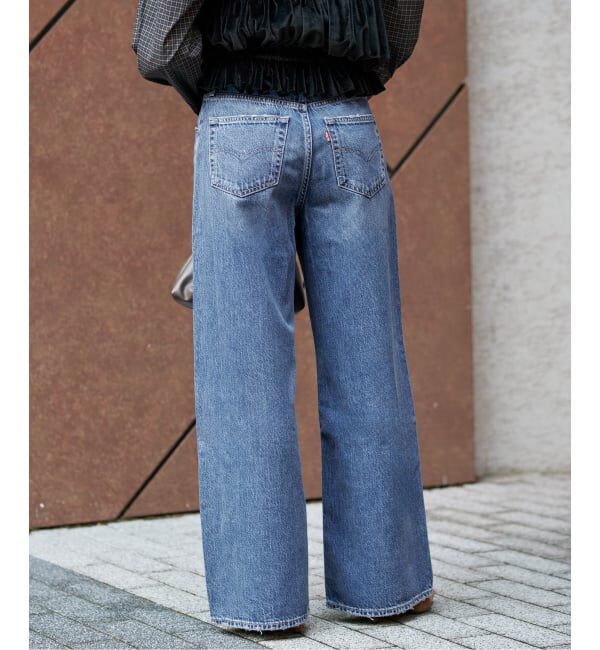 SLOBE IENA「Levi&rsquo;s/リーバイス SLOBE別注 CINCH WIDE LEG デニムパンツ」|デニム|