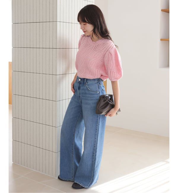 SLOBE IENA「Levi&rsquo;s/リーバイス SLOBE別注 CINCH WIDE LEG デニムパンツ」|デニム|