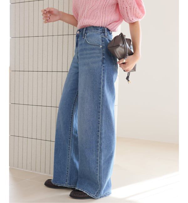 SLOBE IENA「Levi&rsquo;s/リーバイス SLOBE別注 CINCH WIDE LEG デニムパンツ」|デニム|