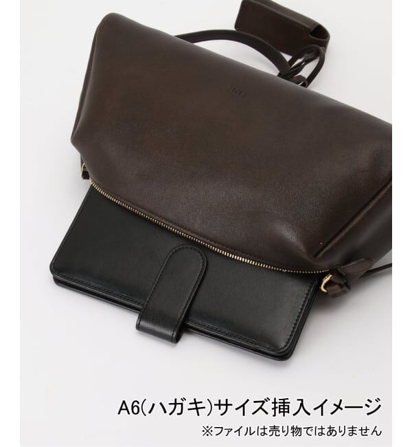 IENA「TIME/タイム TRAPE LAMB LEATHER BAG バッグ TM2G7ABGC01W」|ショルダー・メッセンジャー|