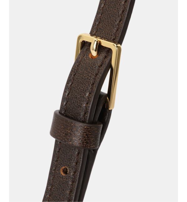 IENA「TIME/タイム TRAPE LAMB LEATHER BAG バッグ TM2G7ABGC01W」|ショルダー・メッセンジャー|