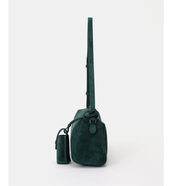 IENA「TIME/タイム TRAPE GOAT SUEDE BAG バッグ TM2G7ABGC01WP」|ショルダー・メッセンジャー|