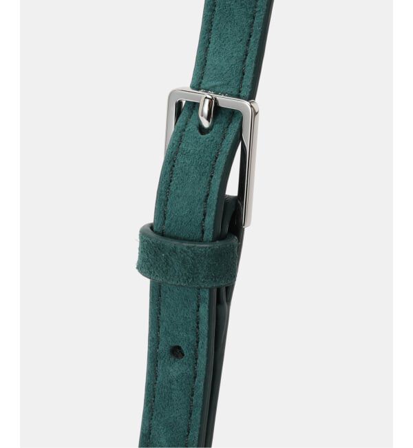 IENA「TIME/タイム TRAPE GOAT SUEDE BAG バッグ TM2G7ABGC01WP」|ショルダー・メッセンジャー|