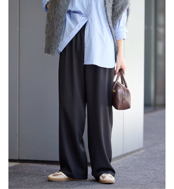 JOURNAL STANDARD「《追加3》ウールライクストレッチワイドパンツ」|その他|