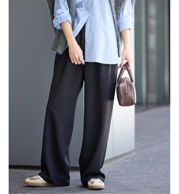 JOURNAL STANDARD「《追加3》ウールライクストレッチワイドパンツ」|その他|