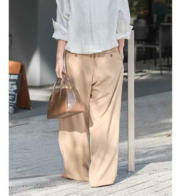 JOURNAL STANDARD「《追加3》ウールライクストレッチワイドパンツ」|その他|