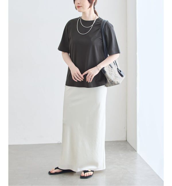 journal standard L'essage「47/2スーピマコンパクトTシャツ」|Tシャツ・カットソー|