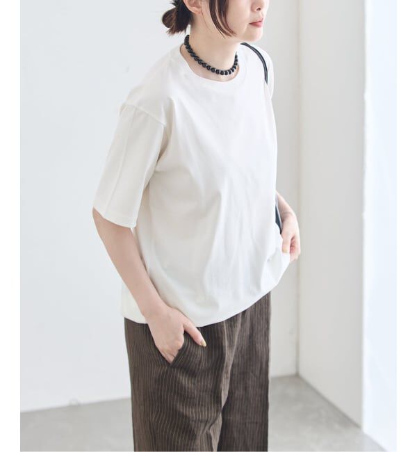 journal standard L'essage「47/2スーピマコンパクトTシャツ」|Tシャツ・カットソー|
