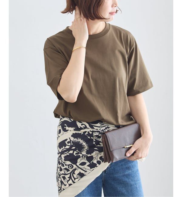 journal standard L'essage「47/2スーピマコンパクトTシャツ」|Tシャツ・カットソー|