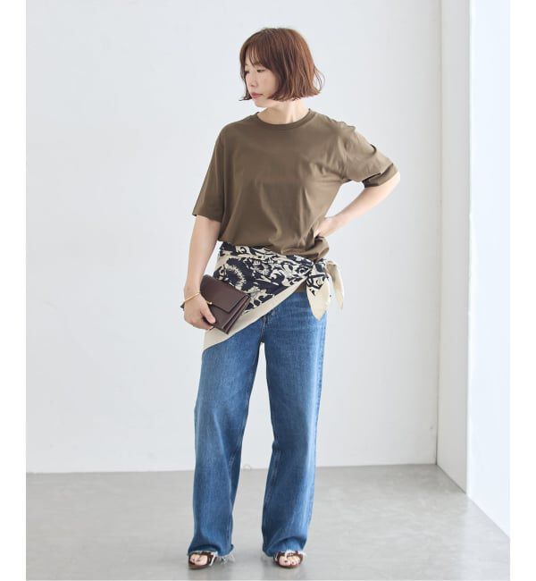journal standard L'essage「47/2スーピマコンパクトTシャツ」|Tシャツ・カットソー|
