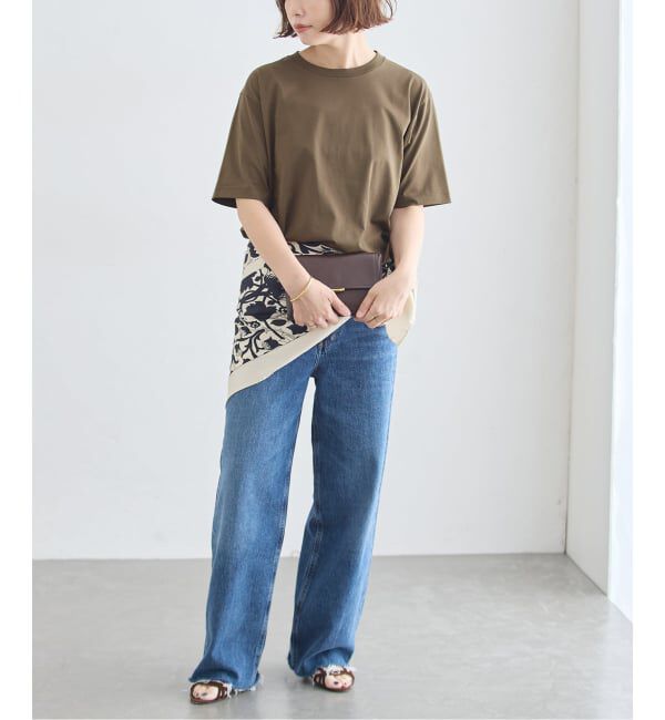journal standard L'essage「47/2スーピマコンパクトTシャツ」|Tシャツ・カットソー|