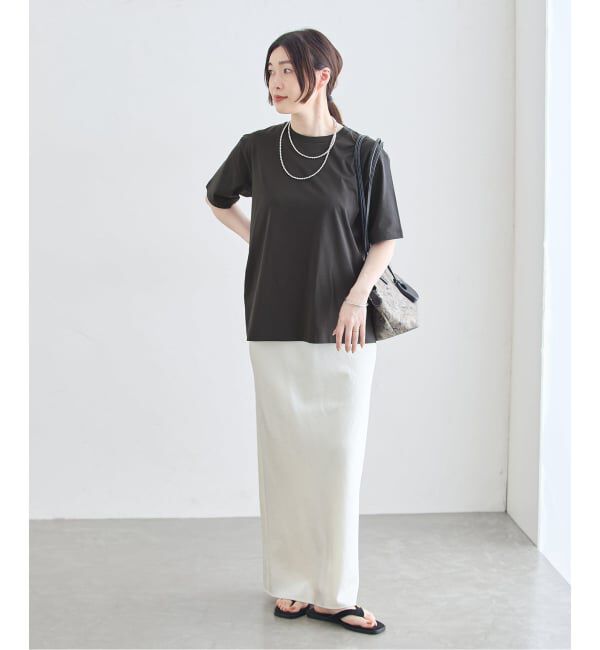 journal standard L'essage「47/2スーピマコンパクトTシャツ」|Tシャツ・カットソー|