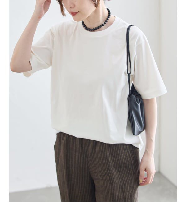 journal standard L'essage「47/2スーピマコンパクトTシャツ」|Tシャツ・カットソー|