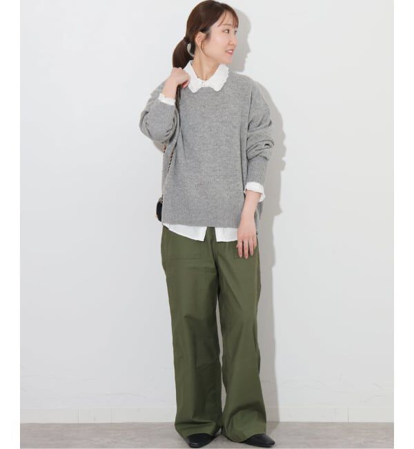 JOURNAL STANDARD relume「《予約》コットンサテンフリルシャツ」|シャツ・ブラウス|