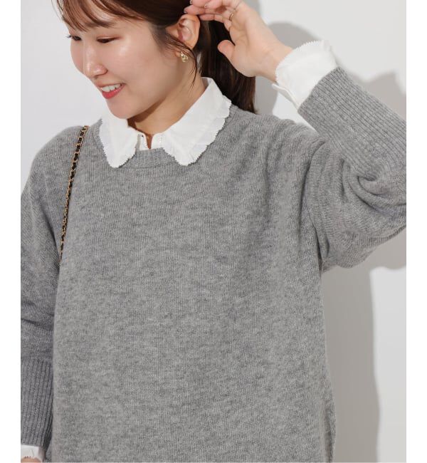 JOURNAL STANDARD relume「《予約》コットンサテンフリルシャツ」|シャツ・ブラウス|