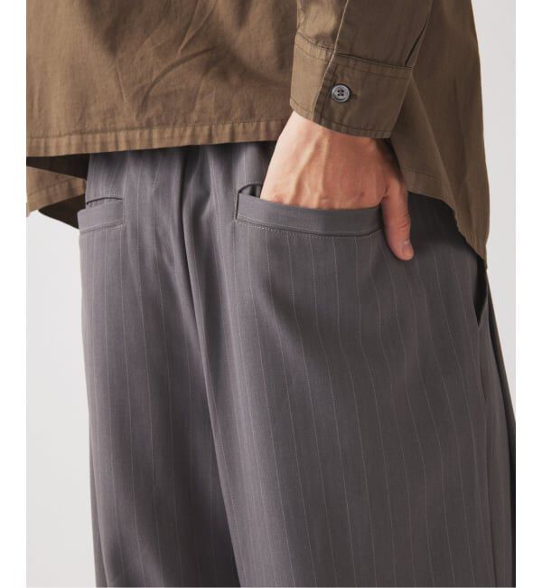 JOURNAL STANDARD relume「《追加》ヒールカット ルーズ ストライプ スラックス」|スラックス|