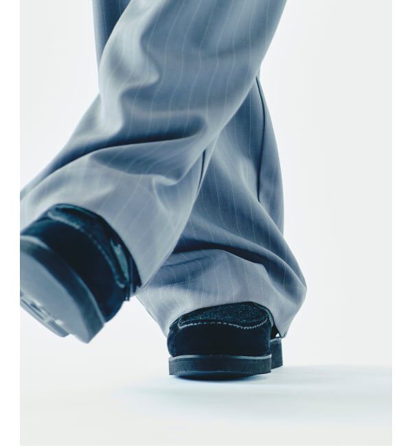 JOURNAL STANDARD relume「《追加》ヒールカット ルーズ ストライプ スラックス」|スラックス|