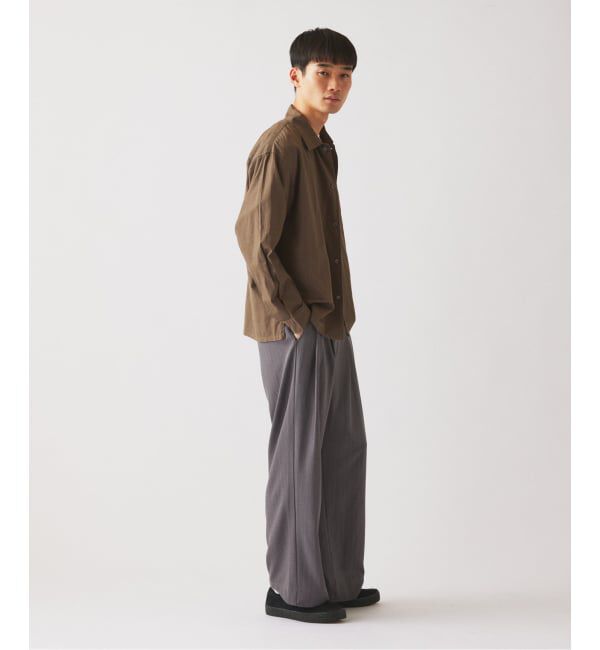JOURNAL STANDARD relume「《追加》ヒールカット ルーズ ストライプ スラックス」|スラックス|