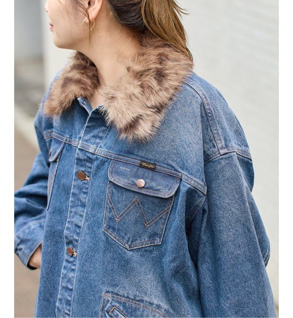 JOURNAL STANDARD「《予約》別注【Wrangler*RHODOLIRION 】for JS Fur Collar J」|デニムジャケット|