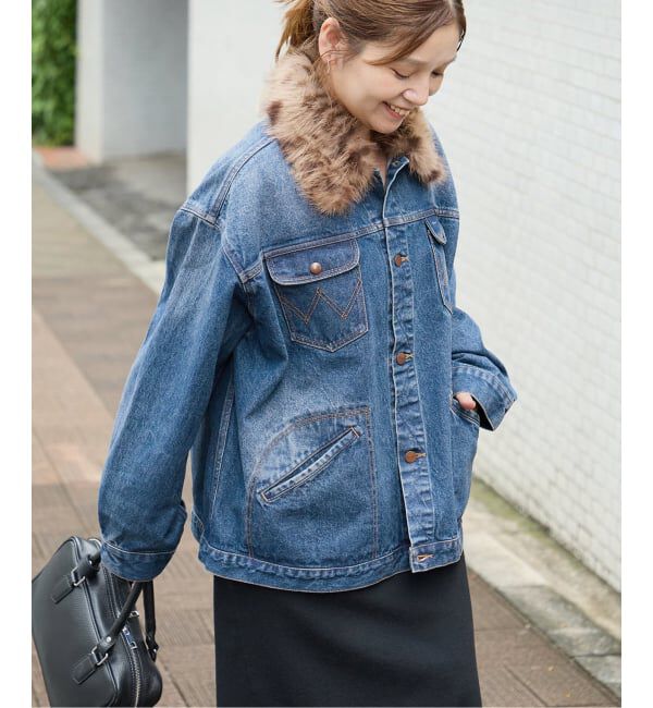 JOURNAL STANDARD「《予約》別注【Wrangler*RHODOLIRION 】for JS Fur Collar J」|デニムジャケット|