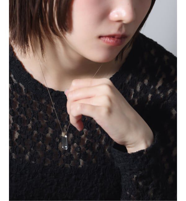 Lilas by Spick&Span「メモリークォーツネックレス K10」|ネックレス|