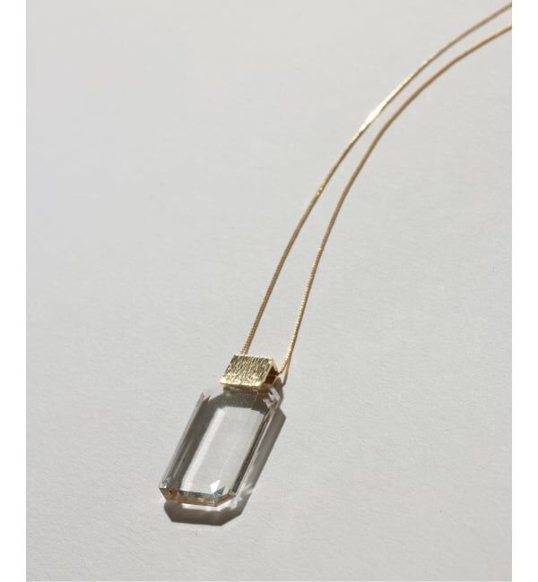 Lilas by Spick&Span「メモリークォーツネックレス K10」|ネックレス|