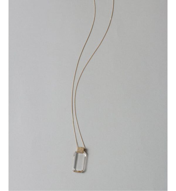Lilas by Spick&Span「メモリークォーツネックレス K10」|ネックレス|