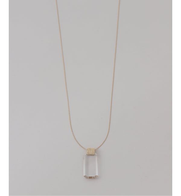 Lilas by Spick&Span「メモリークォーツネックレス K10」|ネックレス|