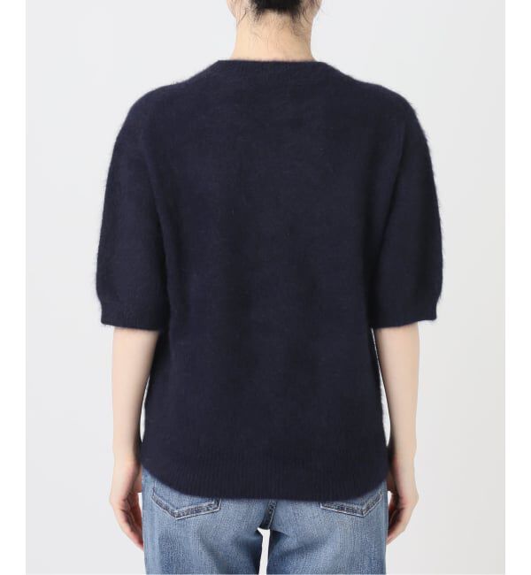 Spick and Span「《新色 / 追加》FOX/ALPACAハーフスリーブニット」|ニット・セーター|