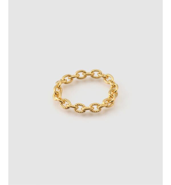 FRAMeWORK「SYMPATHY OF SOUL / シンパシー・オブ・ソウル　GROOVE AZUKI CHAIN RING(ゴールド)」|リング|
