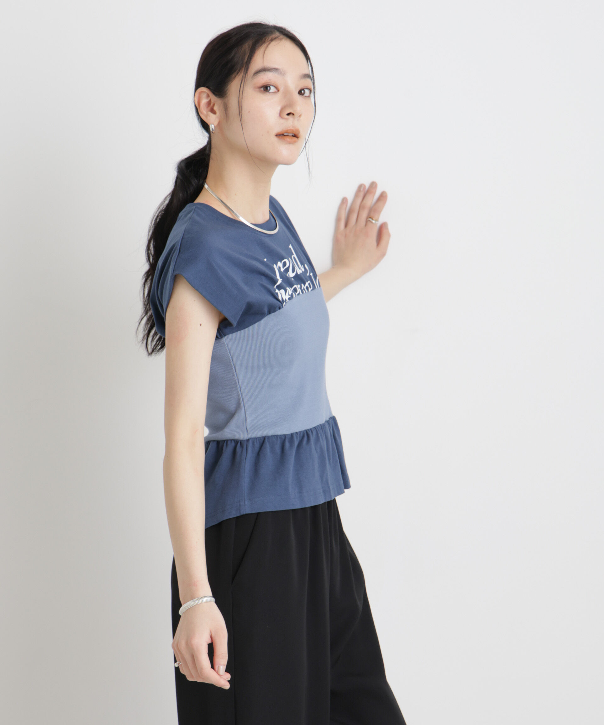 NANO universe「BOOKCLUB/別注 Bustier T shirts」|Tシャツ・カットソー|