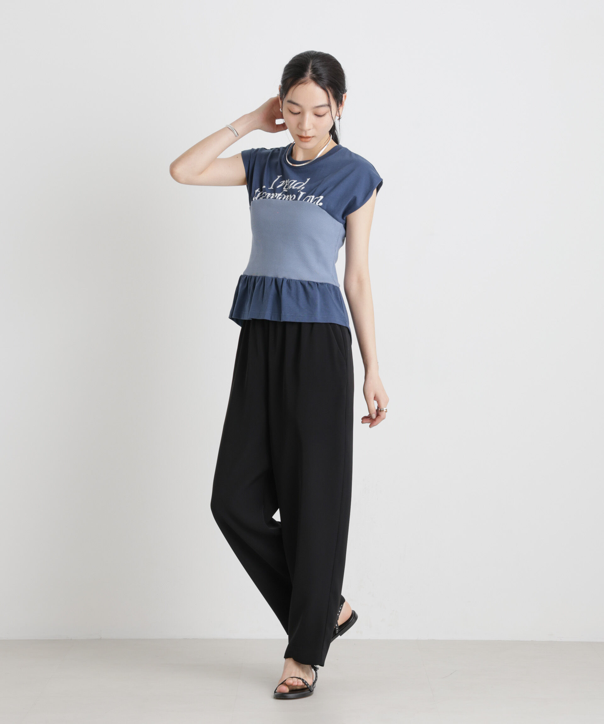 NANO universe「BOOKCLUB/別注 Bustier T shirts」|Tシャツ・カットソー|