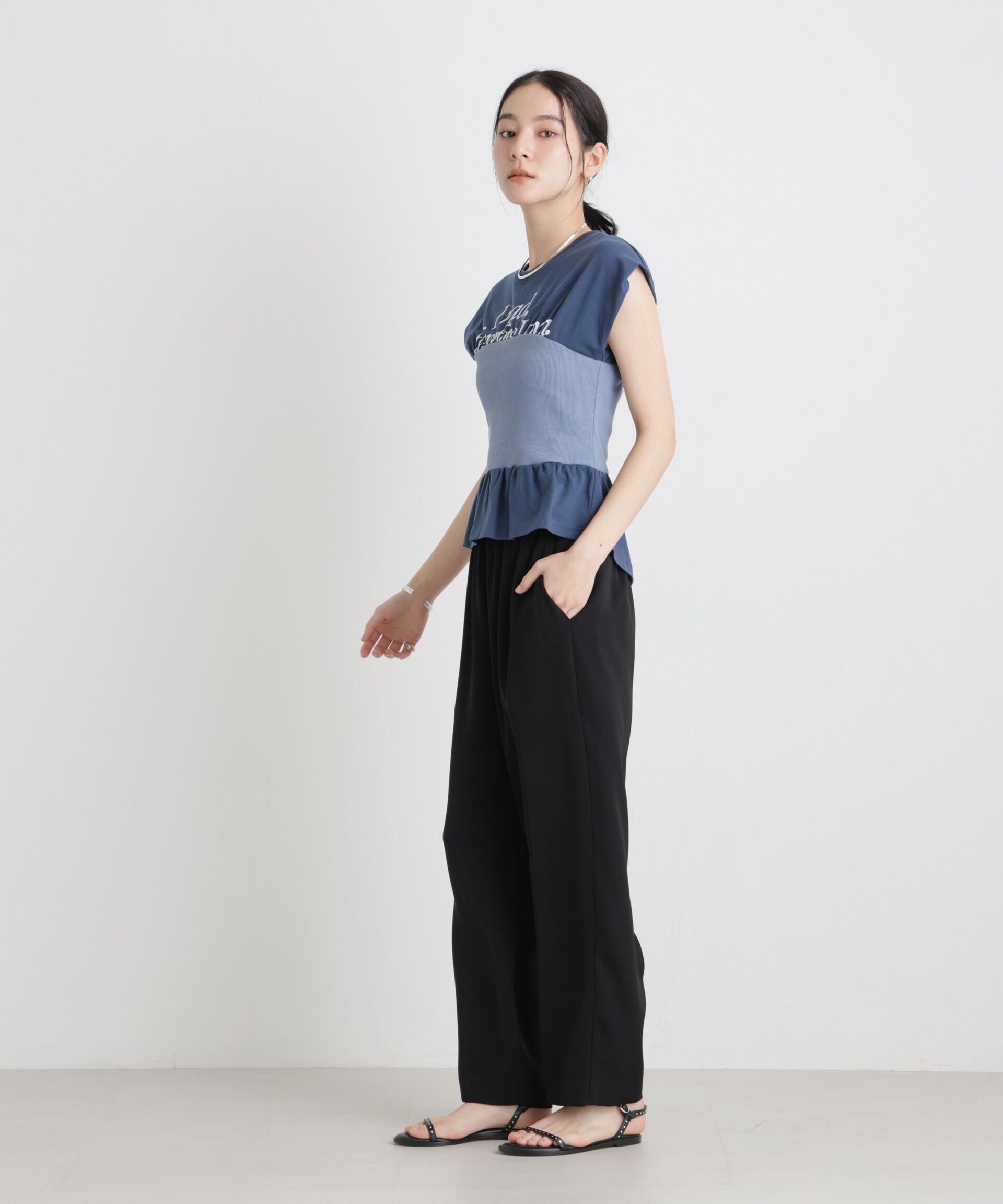 NANO universe「BOOKCLUB/別注 Bustier T shirts」|Tシャツ・カットソー|