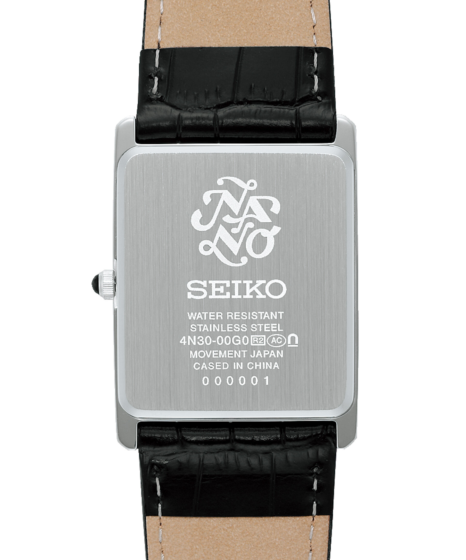 NANO universe「SEIKO/セイコー コラボレーション スクエア ブラック」|腕時計|