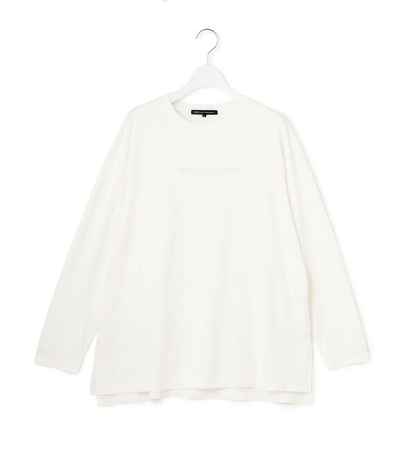 23区「リラクシーシルエット ロゴ刺繍 ロング Tシャツ」|Tシャツ・カットソー|