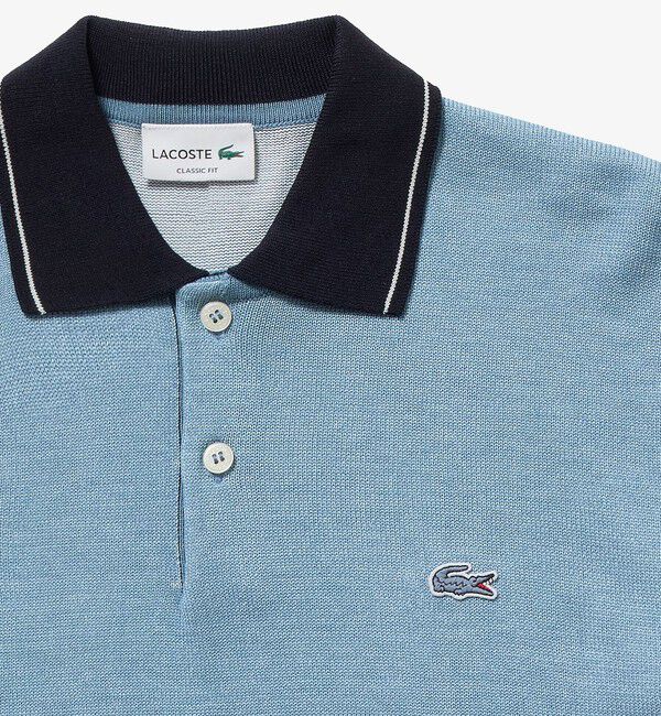 LACOSTE「クーリングニットポロシャツ」|ポロシャツ|