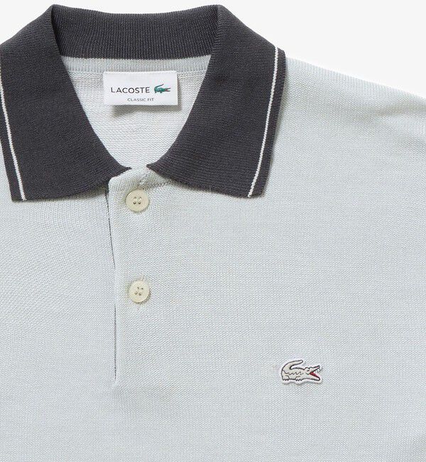 LACOSTE「クーリングニットポロシャツ」|ポロシャツ|