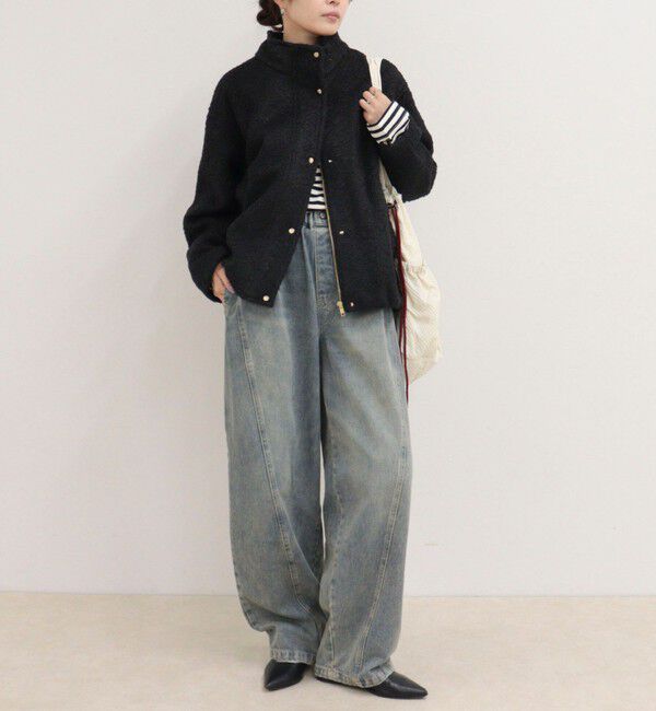 fredy emue「ループシャギースタンドショートコート」|その他|